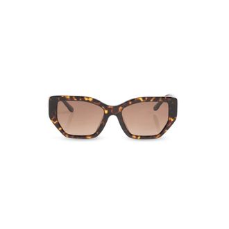 Tory Burch Tory Burch, Sunglasses, female, Brown, Size: 53 MM Kira Oversized Geometric Sunglasses