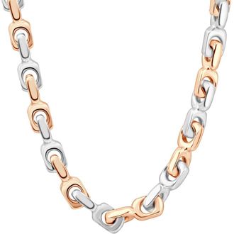 Pompeii3 Mens 14k Gold (183gram) or Platinum (344gram) 8mm Link Chain Necklace 23