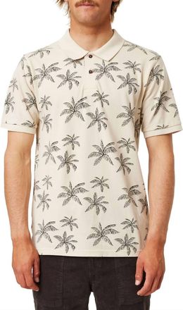 KATIN Mai Tai Short Sleeve Polo In Wool