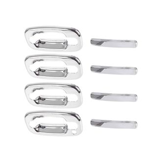OEM Embellecedores Cromados Para Las Manijas De Las Puertas De Los Modelos Chevrolet Silverado, Tahoe, Suburban, Avalanche Y Yukon Sierra (modelos 1999-20
