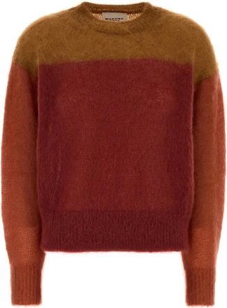 Isabel Marant Truien & Vesten, Dames, Rood, S, Wol, Rondgebreide trui