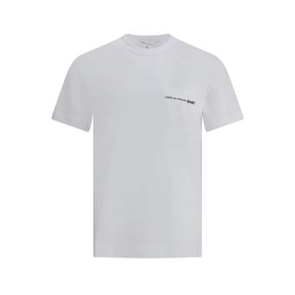 Comme Des Gar&ccedil;ons Heren, Tops, Wit, Maat: M Katoen