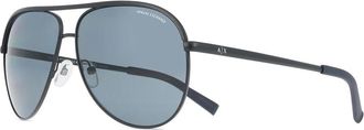 A|X Armani Exchange Blue Pilot Mens Sunglasses AX2002 60992V 61
