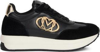Love Moschino Daily Running Sneakers - Dames - Sneakers - Zwart - 39 EU - Leer - Schoenen