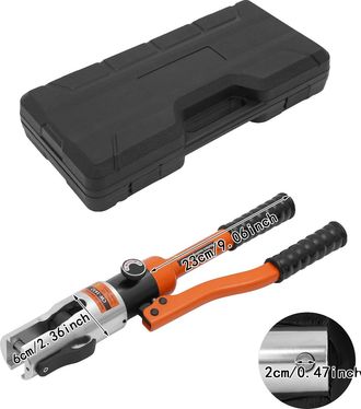 OEM Herramienta De Crimpado Hidr&aacute;ulica, Compatible Con M&uacute;ltiples Tama&ntilde;os, Potente Rendimiento, Color Naranja