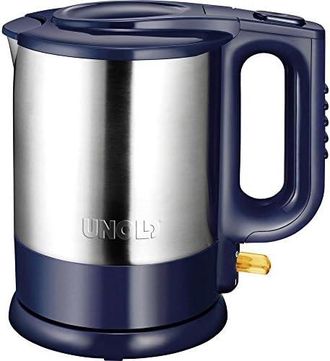 Unold 18018 Tetera El&eacute;ctrica 1,5 L 2200 W Azul, Acero Inoxidable