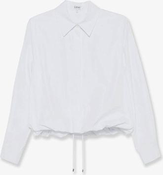 Loewe Camicia in cotone con coulisse regolabile - LOEWE - gender_Woman