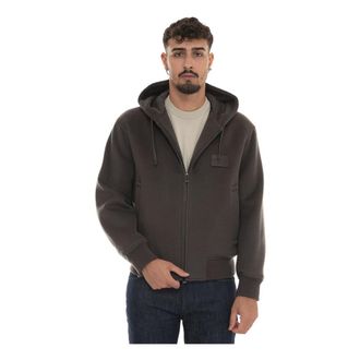 Emporio Armani Light Jackets, male, Gray, L, Puffer Jacket for Men