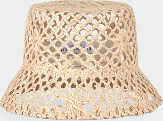 Eugenia Kim Jonah Open-Weave Bucket Hat