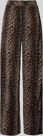 Pieces Weite Hose in Cr&ecirc;pe-Verarbeitung Modell FLORA in Sand, Gr&ouml;&szlig;e XS