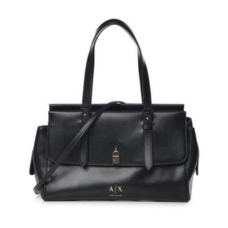 A|X Armani Exchange Tote Bag - - Bags - Donna - Nero - ONE SIZE