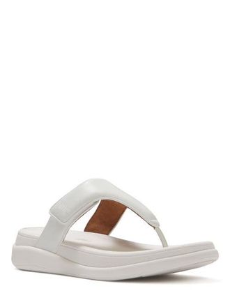 FitFlop F-Mode Go Adj TP Sandal in Urban White at Nordstrom, Size 8.5