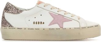 Golden Goose Deluxe Brand White Leather Hi Star Sneakers