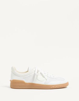 Valentino Garavani Upvillage Low-Top Perforated Nappa Leather Sneaker