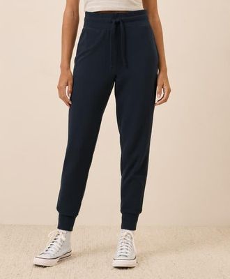 Pact Organic Cotton CloudKnit Jogger in Midnight Blue at Nordstrom, Size Xx-Large