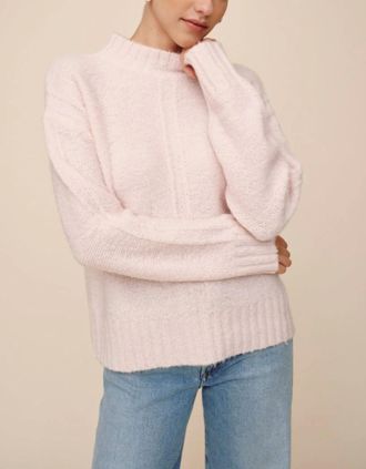 Bella Dahl Cozy Sweater In Cherry Blossom