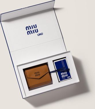 Miu Miu UNO X Miu Miu card set with leather case
