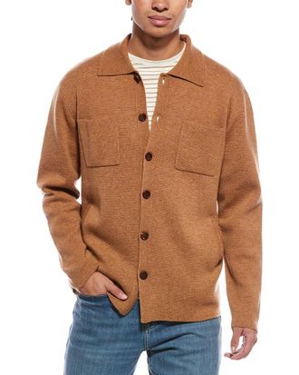 Brodie Classic Wool & Cashmere-Blend Sweater Shirt