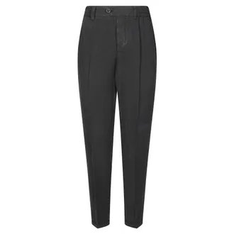 PT01 Slim-fit Trousers, male, Black, Size: W33 Pantalone Carrot Pinces Elastico