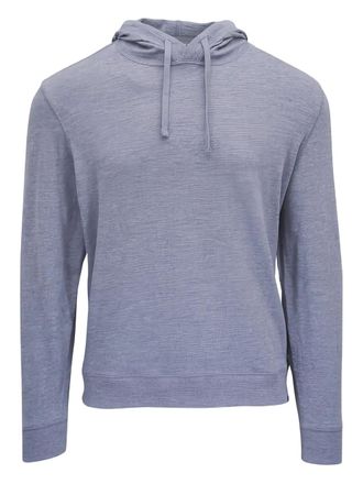 Faherty Sunwashed Slub hoodie - men - Organic Cotton - M - Grey