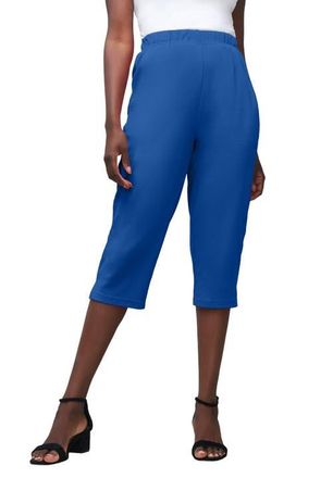 Jessica London Soft Ease Capri in Dark Sapphire at Nordstrom, Size 20