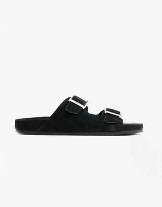 Barbour Mens Barbour EDDIE Mens Suede Mule Slippers Black - Size: 10