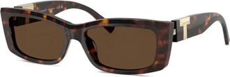 Tiffany & Co. Tf 4240U 80153G Zonnebrillen - Dames - Zonnebrillen - Bruin - 54 MM - Accessoires