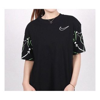 Nike (WMNS) Nike Nsw Summer Hoops Casual Short Sleeve Black CW6754-010