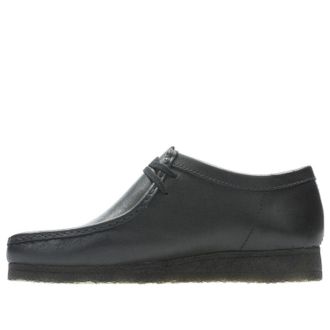 Clarks Wallabee Boots Black Leather 26155514