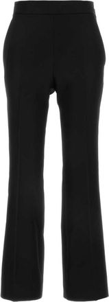 Gucci Black Embroidered Logo Trousers