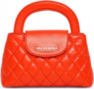 Walter Baker Phoebe Mini Top Handle Satchel in Flame at Nordstrom Rack