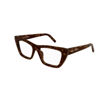 Saint Laurent Glasses, unisex, Brown, Size: 51 MM Mica Optical Frame