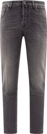 Jacob Cohen Vaqueros Grises Carrot Fit Aw 24 - Jeans - Hombre - Gris - W37