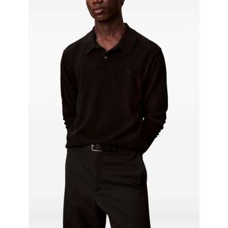 Calvin Klein Heren, Tops, Zwart, Maat: L Wol