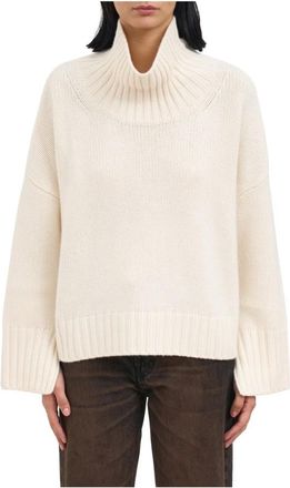Soft Goat Girlfriend Turtleneck - Dames - Cashmere truien - Wit - XS - Wol - Truien & Vesten