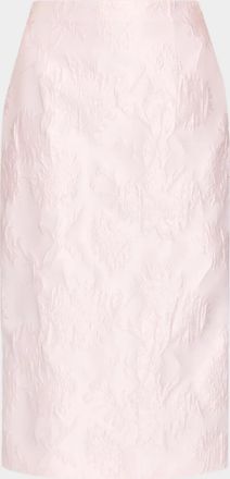Aknvas Clarissa Brocade Midi Skirt