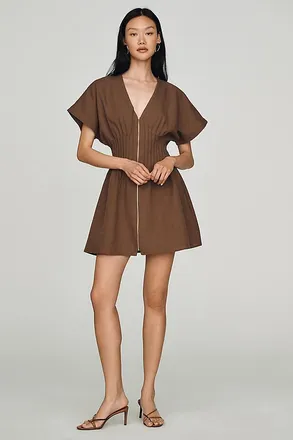 Exquise Tobie Pleated Mini Dress