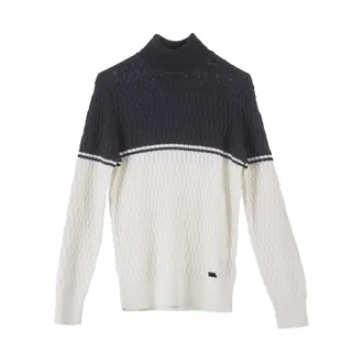 Karl Lagerfeld Turtlenecks, male, Multicolor, Size: XL Maglia Bicolore