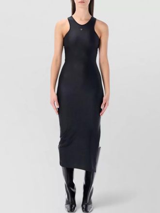 Coperni racer-neck midi dress