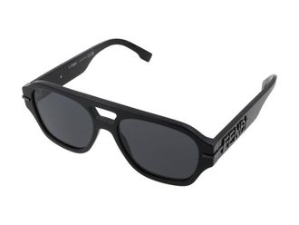 MAISON FENDI FE40130I Pilot-Frame Sunglasses - Black