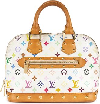Louis Vuitton Pre-owned Womens Alma PM Handbag - White - One Size