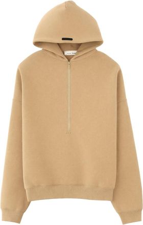Fear of God Essentials Cropped Half Zip Hoodie