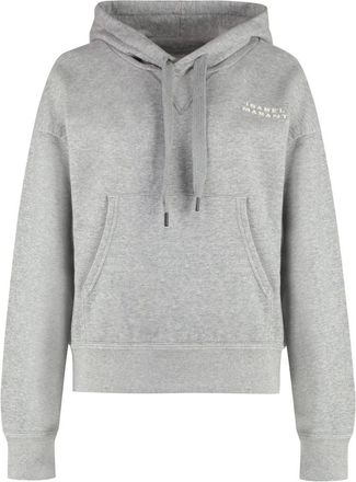 Isabel Marant Hoodies & sweatvesten, Dames, Grijs, M, Katoen, Sylla Hoodie