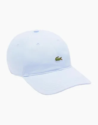 Lacoste Mens Lacoste Mens Cotton twill Blue Cap - White - Size: ONE size