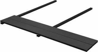 vidaXL Vidaxl Pavimento Da Deck 48 Pz Nero Wpc