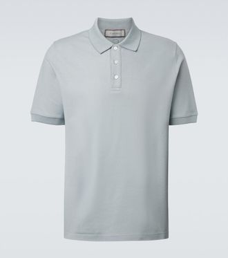 Canali Cotton piqu&eacute; polo shirt