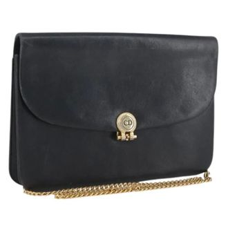 Dior Pre-owned Cross Body Bags, female, Black, Size: ONE SIZE Pre-owned Vintage Shoulder Bag