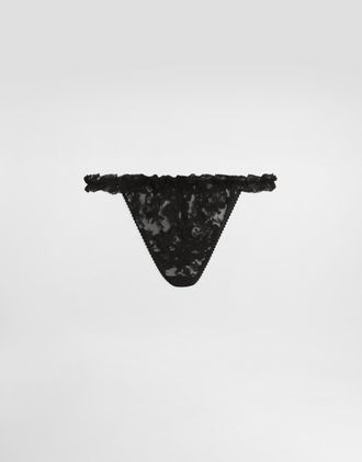 Dolce & Gabbana Lace Briefs - Woman Underwear Black 1