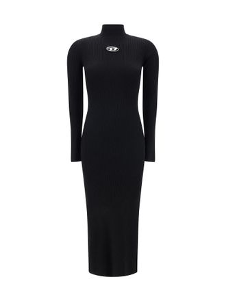 Diesel M-zary-b Logo Plaque Dress