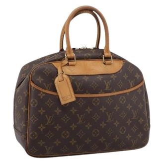 Louis Vuitton Pre-owned Deauville Hand Bag - Dames - Vintage Handtas - Bruin - ONE Size - Leer - Vintage